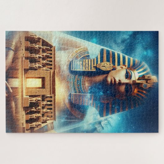 Ägyptischer Pharao Puzzle (Horizontal)