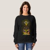 ägyptischer Pharao Pyramide Grab Sweatshirt (Vorne ganz)