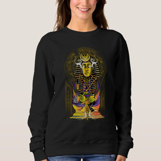 ägyptischer Pharao Pyramide Grab Sweatshirt (Vorderseite)