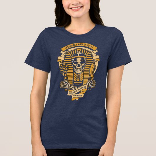 Ägyptischer Pharao-Skull-T - Shirt (Vorderseite)
