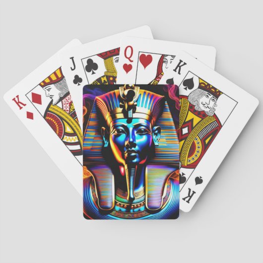 Ägyptischer Pharao Spielkarten (Rückseite)
