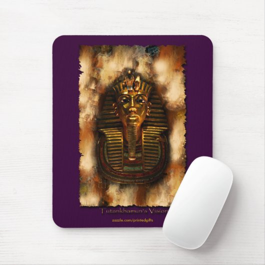 Ägyptischer Pharao Tutankhamen Art Mouse Pad Mousepad (Mit Mouse)