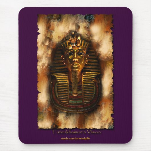 Ägyptischer Pharao Tutankhamen Art Mouse Pad Mousepad (Vorne)
