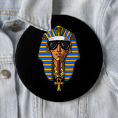 Ägyptischer Pharao Tutankhamon Gangsta King Tut Button (Beispiel)