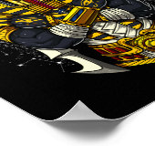 Ägyptischer Pharao Tutankhamun Antiker König Tut Poster (Ecke)