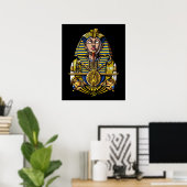 Ägyptischer Pharao Tutankhamun King Tut Poster (Heimbüro)