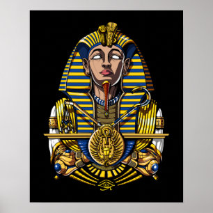 Ägyptischer Pharao Tutankhamun King Tut Poster