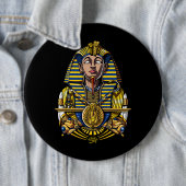Ägyptischer Pharao Tutankhamun König Tut Button (Beispiel)