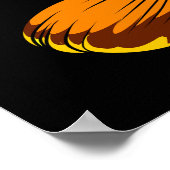 Ägyptischer Pharao Tutankhamun Yoga Meditation Poster (Ecke)