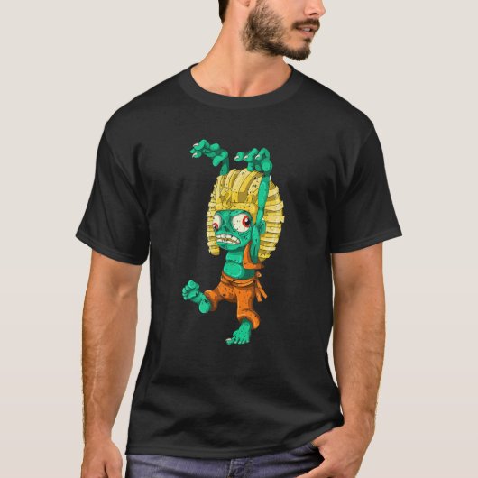 Ägyptischer Pharao Zombie T-Shirt (Vorderseite)
