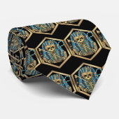 Ägyptischer Pharaoh Skull Krawatte (Gerollt)