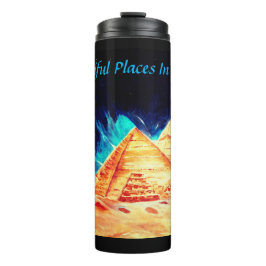 Ägyptischer Pyramid Thermal Tumbler Thermosbecher