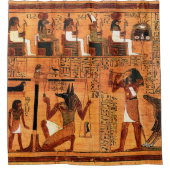 Ägyptischer Royal Papyrus Duschvorhang (Vorderseite)