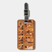 Ägyptischer Royal Papyrus Gepäckanhänger (Vorderseite vertikal)