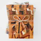 Ägyptischer Royal Papyrus Geschenkpapier Set (Beispiel)