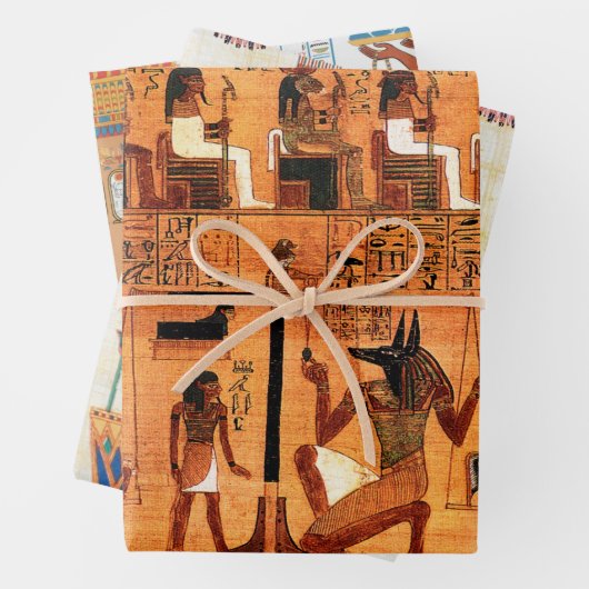 Ägyptischer Royal Papyrus Geschenkpapier Set (Beispiel)