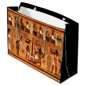 Ägyptischer Royal Papyrus Große Geschenktüte (Rückseite Schrägansicht)