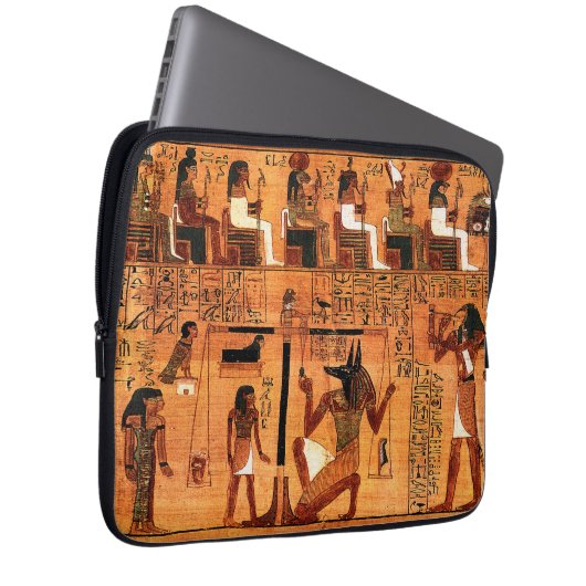 Ägyptischer Royal Papyrus Laptopschutzhülle (Vorne Rechts)