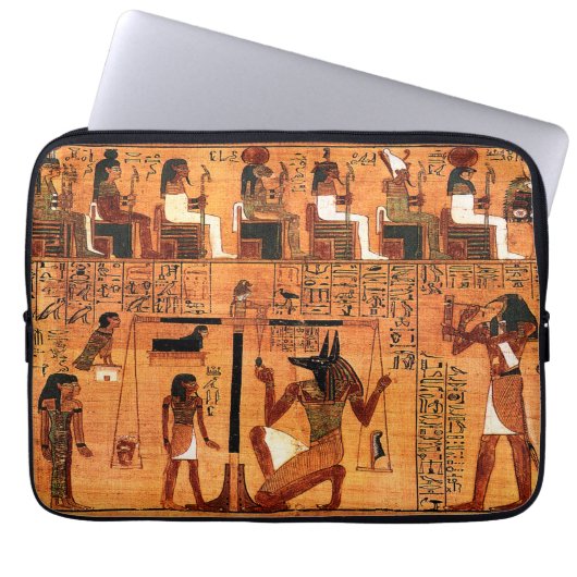 Ägyptischer Royal Papyrus Laptopschutzhülle (Vorderseite)