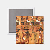 Ägyptischer Royal Papyrus Magnet (Vorderseite/Rückseite)