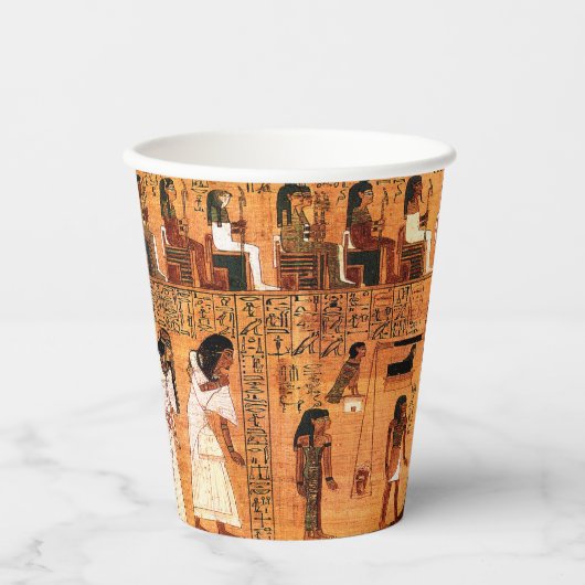 Ägyptischer Royal Papyrus Pappbecher (Vorderseite)