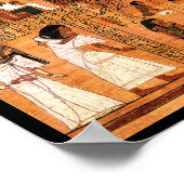 Ägyptischer Royal Papyrus Poster (Ecke)