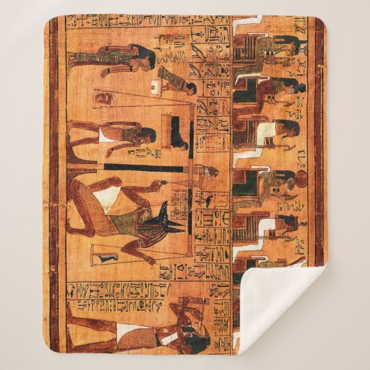 Ägyptischer Royal Papyrus Sherpadecke (Vorderseite)