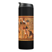 Ägyptischer Royal Papyrus Thermosbecher (Nach rechts gedreht)