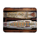 Ägyptischer Sarkophag, bedeckt mit Hieroglyphen (p Magnet (Horizontal)