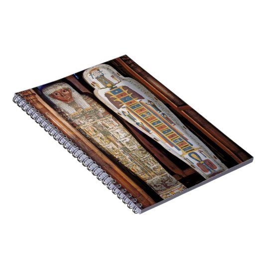 Ägyptischer Sarkophag bedeckt mit Hieroglyphen (p Notizblock (Rechte Seite)