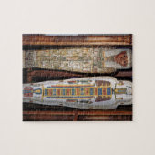 Ägyptischer Sarkophag bedeckt mit Hieroglyphen (p Puzzle (Horizontal)