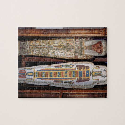 Ägyptischer Sarkophag bedeckt mit Hieroglyphen (p Puzzle (Horizontal)