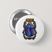 Ägyptischer Scarab Button (Vorne & Hinten)