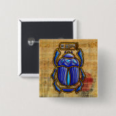 Ägyptischer Scarab Button (Vorne & Hinten)