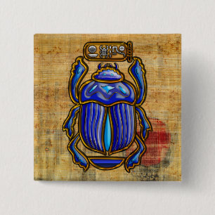 Ägyptischer Scarab Button