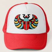 Ägyptischer Scarab-Hut Truckerkappe (Vorderseite)