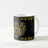 Ägyptischer Scarabäus-Käfer Kaffeetasse (VorderseiteRechts)