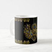 Ägyptischer Scarabäus-Käfer Kaffeetasse (Vorderseite Links)