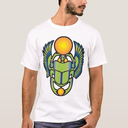 Ägyptischer Scarabäus T-Shirt (Vorderseite)