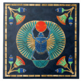 Ägyptischer Skarab-Käfer Fliese (Vorderseite)