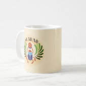 Ägyptischer Skarab-Käfer. Klassik des alten Ägypte Kaffeetasse (Vorderseite Links)