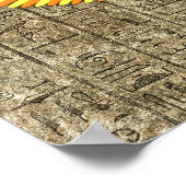 Ägyptischer Skarab Poster (Ecke)