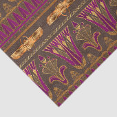 Ägyptischer Skarabäus Lila und goldener Käfer Seidenpapier (Ausschnitt)