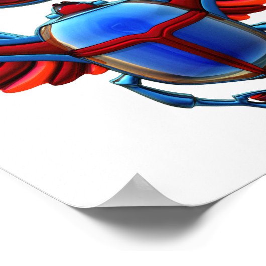 Ägyptischer Skarabäus Poster (Ecke)