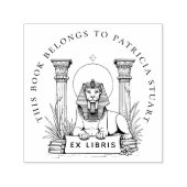 Ägyptischer Sphinx-Individuelle Name Ex Libris Bri Permastempel (Design)