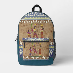Ägyptischer Stil, alte ägyptische Vintage-Kultur, Bedruckter Rucksack