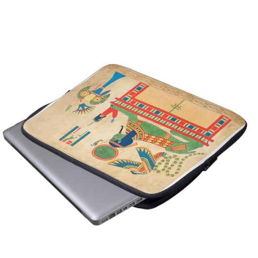 ägyptischer Stil Laptopschutzhülle (Vorne Knopf)