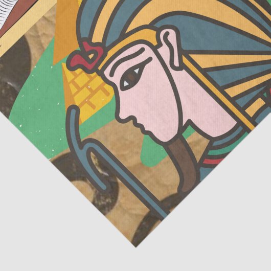 ägyptischer Stil Seidenpapier (Detail)