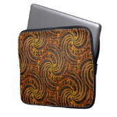 Ägyptischer Swirl..... Laptopschutzhülle (Vorderseite Links)