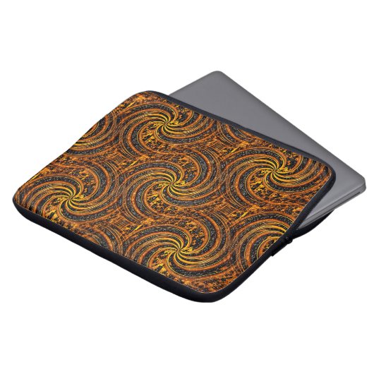 Ägyptischer Swirl..... Laptopschutzhülle (Vorne Oben)